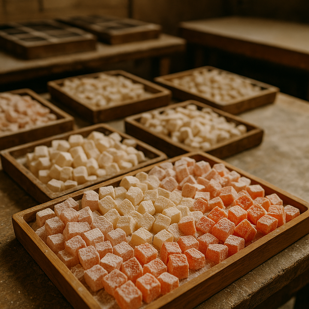 Geleneksel lokum yapımı